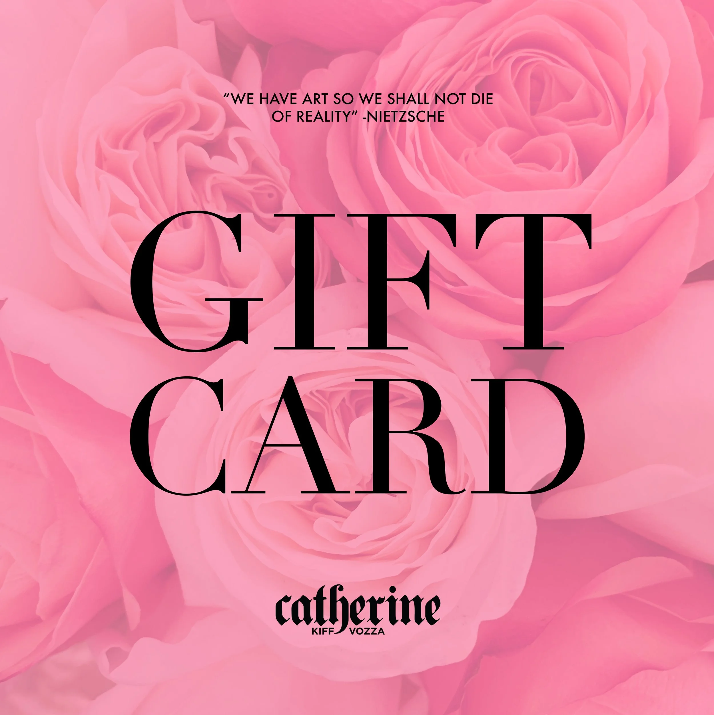 GIFT CARDS | Gift Art Today - Explore & Buy Now — Catherine Kiff-Vozza